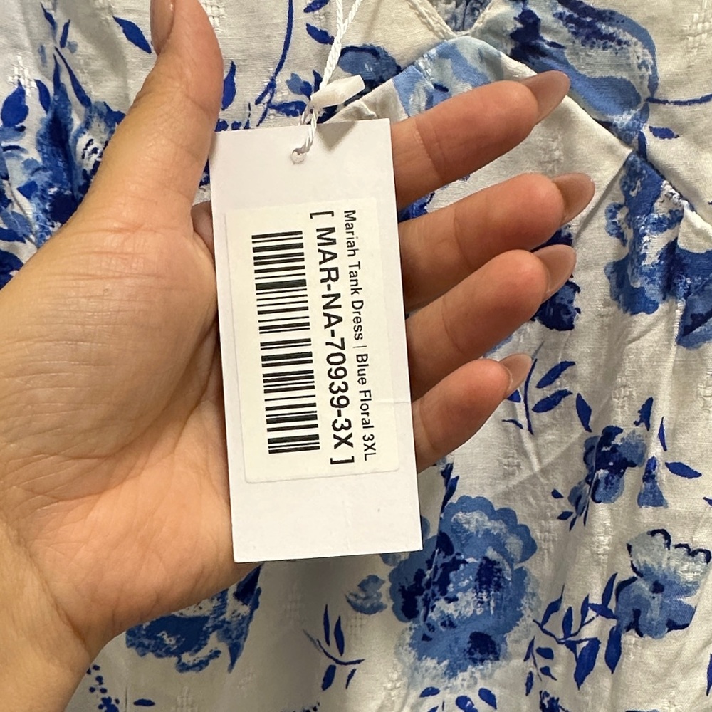 Baltic Born White and Blue Floral Dress - Picture 10 of 12